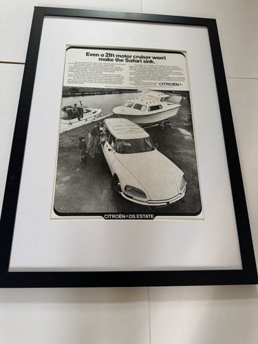 New framed 1970 citroen - framed, 1970’s