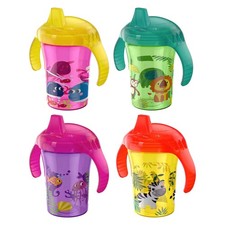 Learning Sippy Cups for Toddler Bottle Transition Cup for Milk with 2 Handles