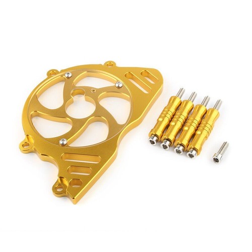 Cnc front sprocket chain guard - front,