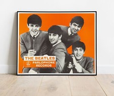 The Beatles 1963 Parlophone EMI Early Promotional Tour Photo / Poster Up To 30"
