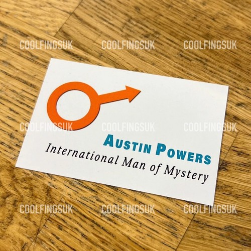 Austin powers business card - business,
