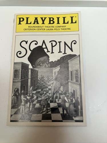 Scapin off broadway - off, playbill