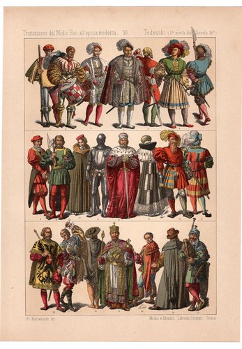 Medieval court clothing - court,