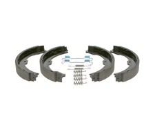 0 986 487 666 BOSCH BRAKE SHOE SET, PARKING BRAKE REAR AXLE FOR MERCEDES-BENZ ME