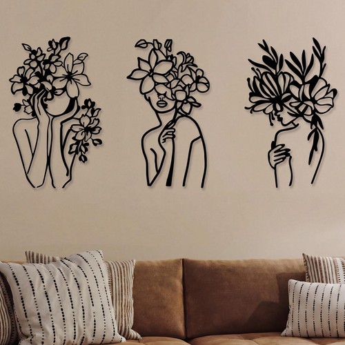 Pcs metal wall art - metal, decor