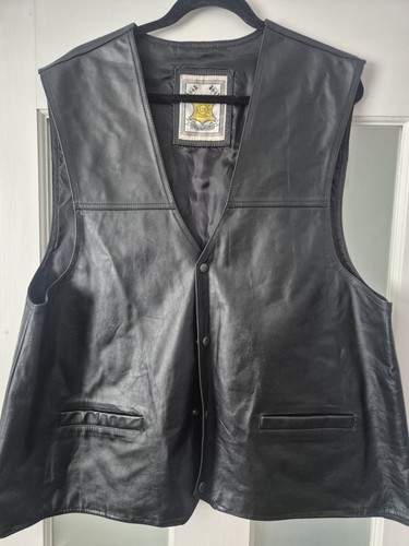 Mens leather biker - leather, rider