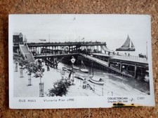 VINTAGE POSTCARD REAL PHOTO OLD HULL. VICTORIA PIER c1900, UNPOSTED
