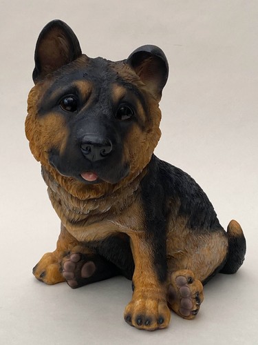 German shepherd puppy figurine - shepherd,