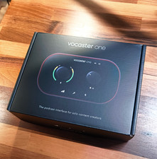 Focusrite Vocaster One USB Audio Interface – Mint – Tested – w/ USB-C Cable