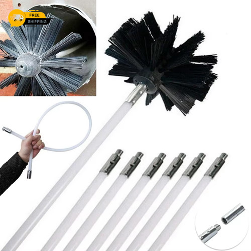 Flexible chimney sweep - chimney, set
