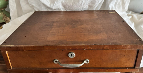 Antique indiana cash drawer - cash,