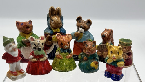 Vintage miniature chalkware - miniature,