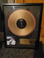 MICHAEL JACKSON - gold vinyl - THRILLER - Album Display