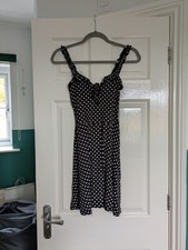 Boohoo UK 8 polkadot Skater Dress