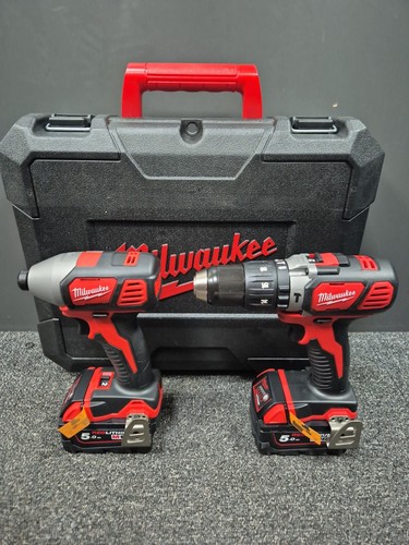 Milwaukee drill and combi set - and,