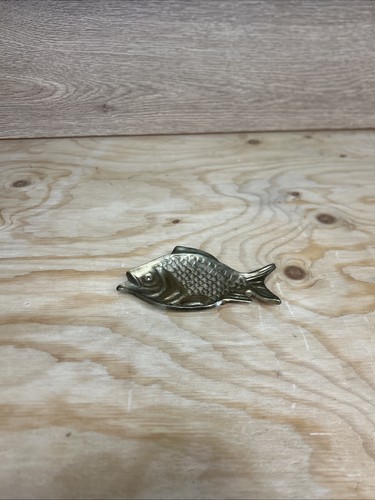 Vintage brass carp fish - carp,