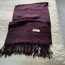 PURPLE PASHMINA 100% cashmere
