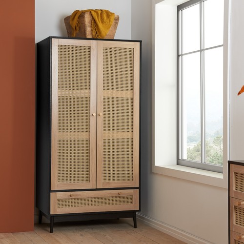 Croxley door drawer - 1, rattan