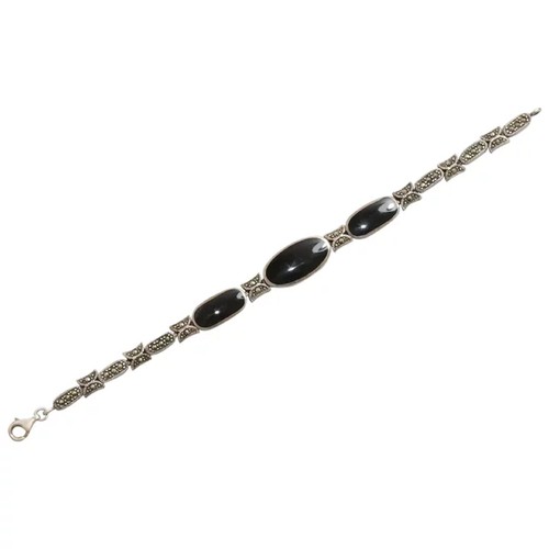 Stunning sterling silver black - silver,