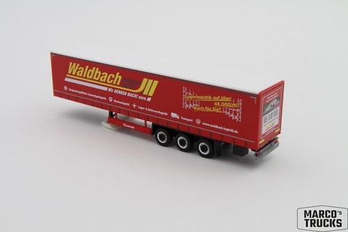 Herpa curtain tarp trailer - herpa,