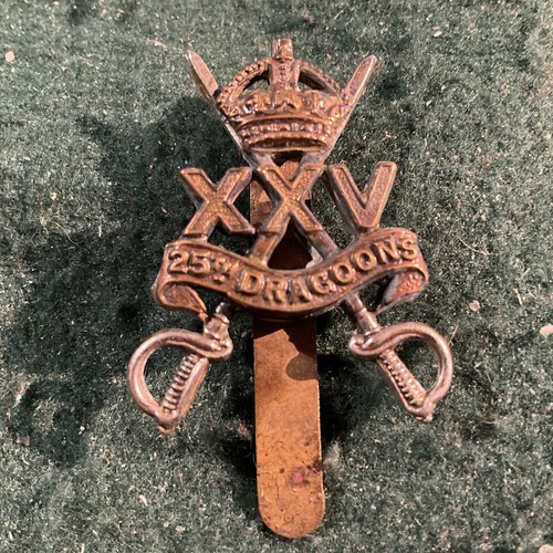25th dragoons cap badge - dragoons,,