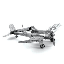 Plane metal puzzle model - plane,