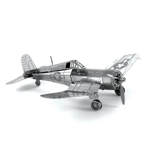 Plane metal puzzle model - plane,