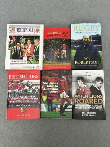 British lions rugby book - 6, x