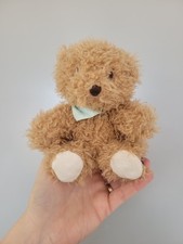Kaloo Soft Cuddly Toy Plush - Brown Bear Green Neck Bandana Baby Toddler 2015