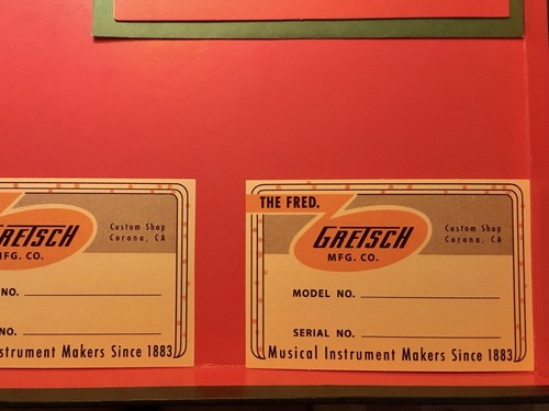 Gretsch style guitar serial - guitar,
