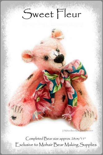 Ooak mohair teddy bear - teddy, sewing