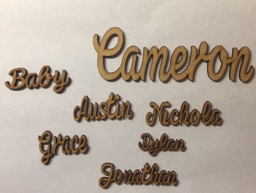 Personalised names letters - personalised,