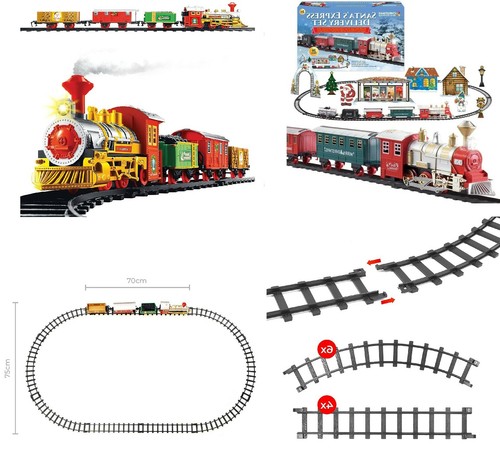 Christmas santa train set - christmas,