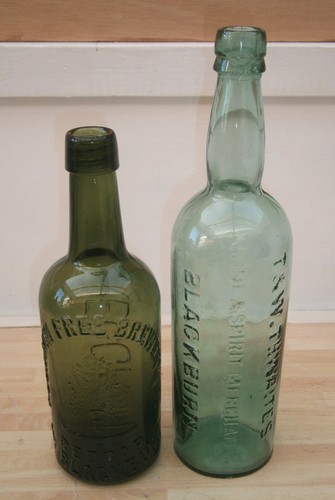 Pair old antique blackburn - pair,