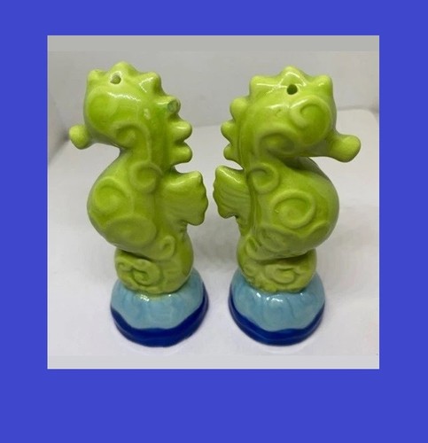 Ceramic set seahorses - ceramic, salt