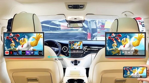 2pcs car headrest monitor - headrest,
