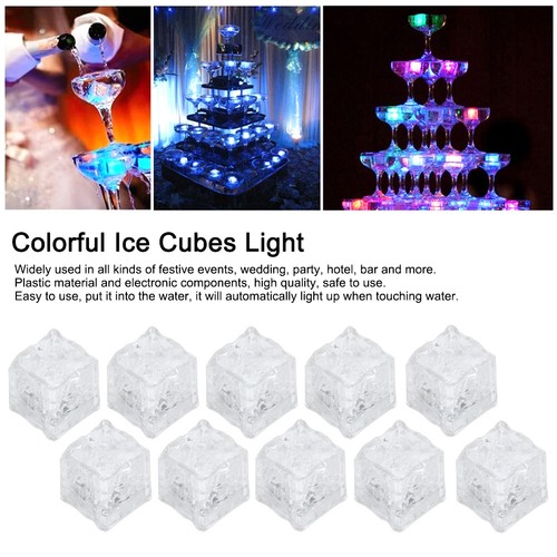 10pcs led ice cube lights - ice,