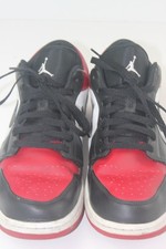 Nike Air Jordan red and black trainers, size 12, model 553558-612 (1006)*