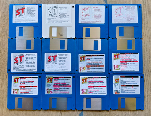 Atari user disks - 12, disks.