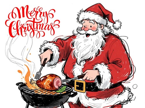 Merry christmas greeting card - christmas,