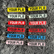 Personalised 3D Number Plate