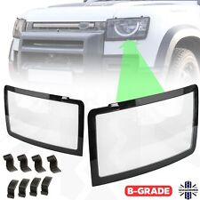 Headlight Guard Lens Protector Kit for Land Rover Defender L663 Head lamp Cover