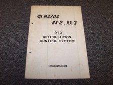 1973 Mazda RX-2 & RX-3 Coupe Air Pollution Control System Manual