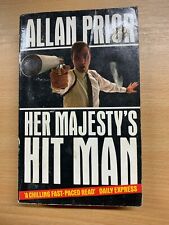 1987 Allan Prior " Her Majesty Hit Man " Fiction Paperback (P2)