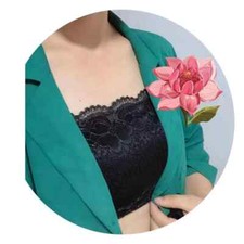 3Pcs Lace Cleavage Cover Up