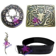 CC Masonic Kilt Belt Buckle