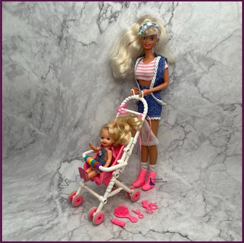 Barbie 1995 strollin fun - -,