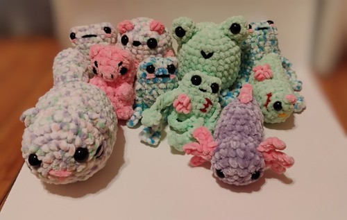 Crochet plushies stuffed - crochet,