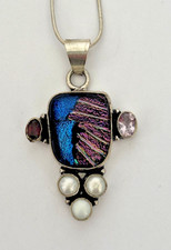 Vintage murano style glass