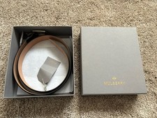 Mulberry Belt - Black Leather